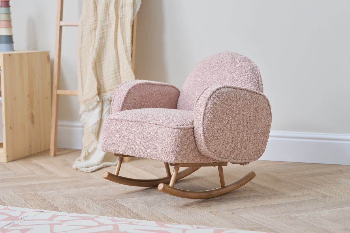 Tutti Bambini Micah Mini Me Children's Rocking Chair - Boucle Blush