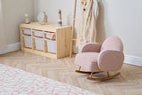 Tutti Bambini Micah Mini Me Children's Rocking Chair - Boucle Blush