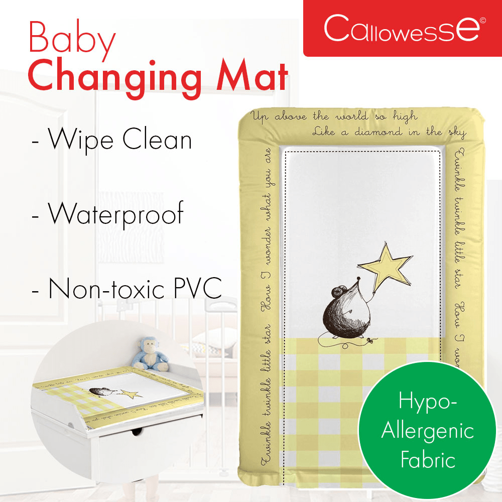 Callowesse Soft Foam Baby Changing Mat - Twinkle Twinkle