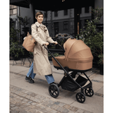 Venicci Claro Travel System with Engo Car Seat and ISOFIX Base - Caramel