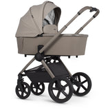 Venicci Upline 2 Travel System with Accessories, Tiago Car Seat & ISOFIX Base - Taupe