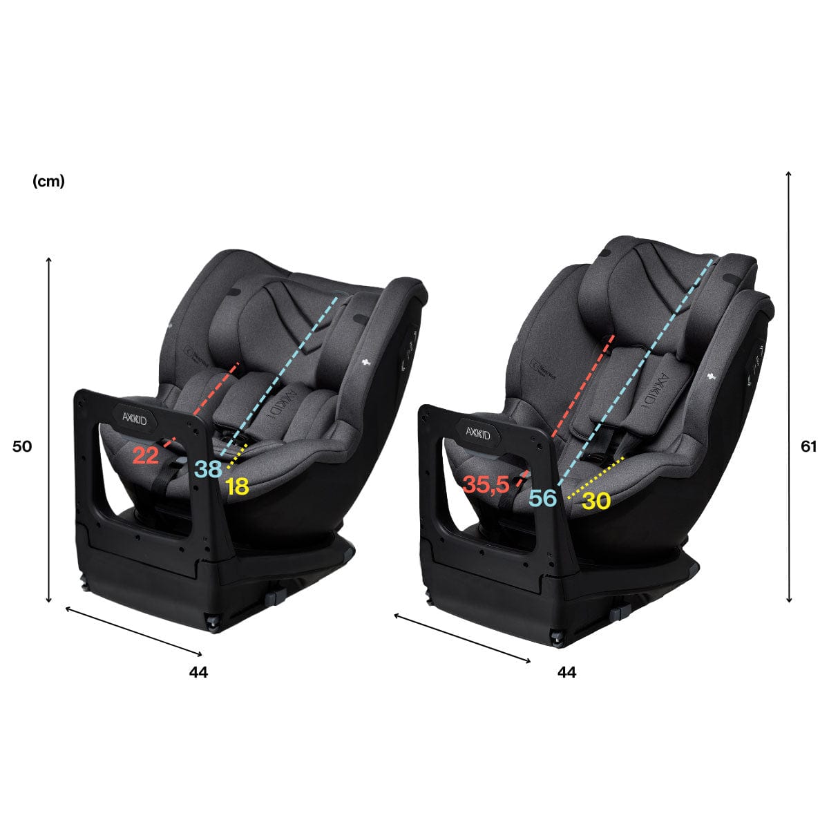 Axkid Spinkid ISOFIX Car Seat - Tar