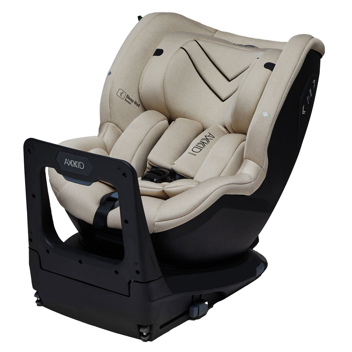 Axkid Spinkid ISOFIX Car Seat - Brick Melange