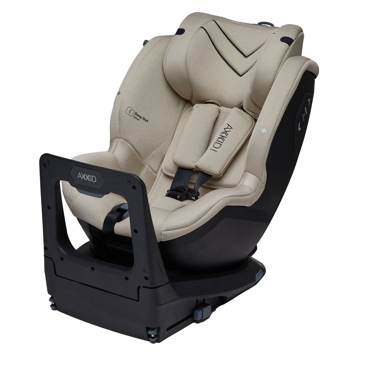 Axkid Spinkid ISOFIX Car Seat - Brick Melange