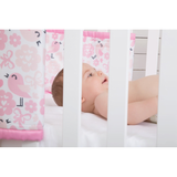 CuddleCo Comfi Dreams 2 Piece Cot / Cot Bed Bedding Set – Love Birds