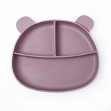 Callowesse Silicone Divided Suction Plate - Pale Mauve