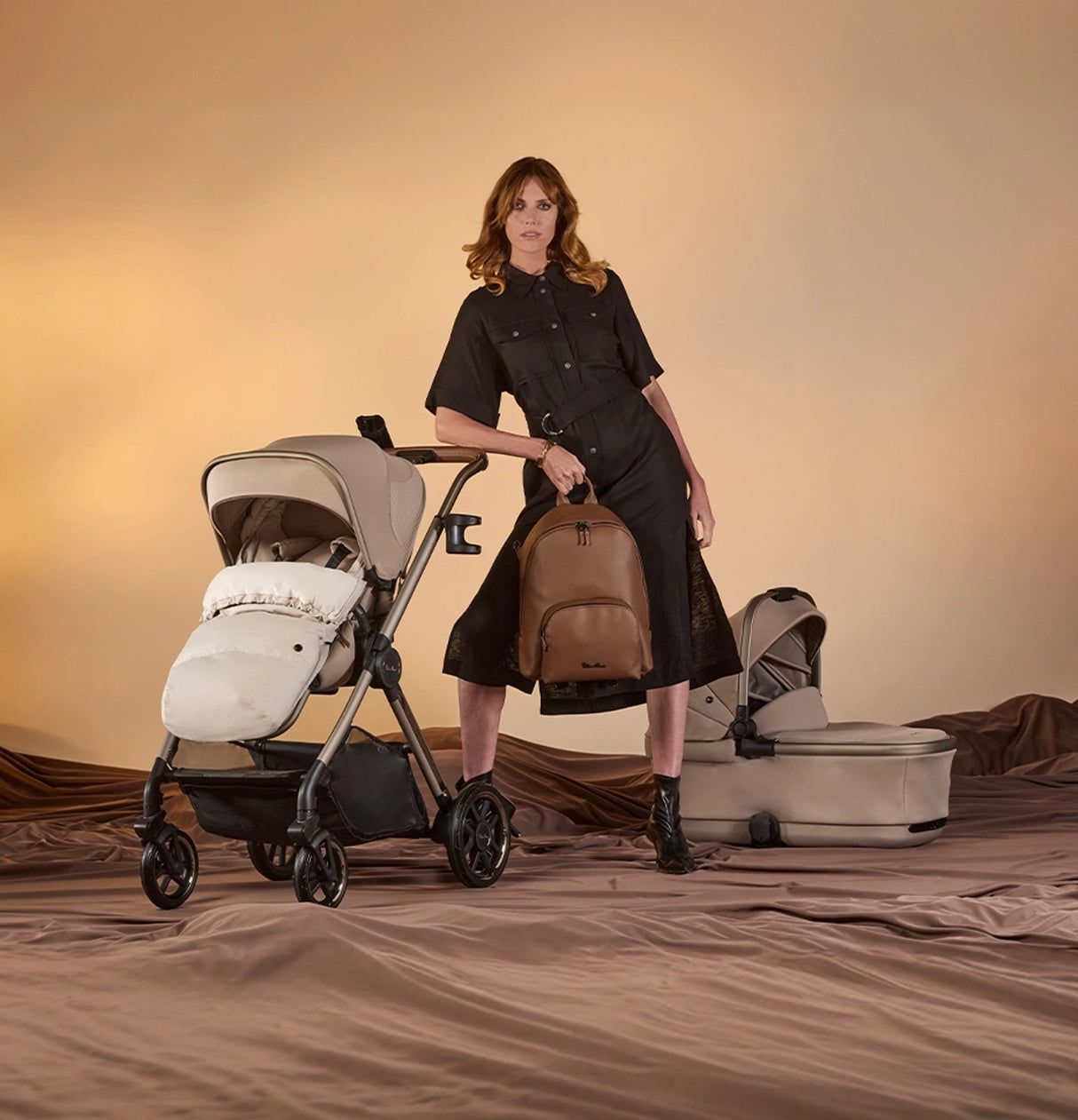 Silver Cross Reef 2 Special Edition Ultimate Travel System Bundle with Dream Car Seat and Motion 2 Car Seat - Frappe