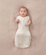 ergoPouch Organic All Year Cocoon Swaddle Sleeping Bag | 1.0 Tog | 0-3 Months - Oatmeal