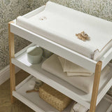 CuddleCo Nola Changing Unit Table - White / Natural