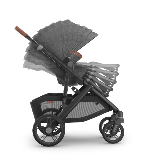 UPPAbaby Vista V3 Travel System Bundle with Cybex Cloud T Car Seat and ISOFIX Base - Greyson