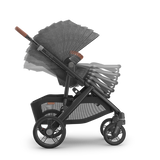 UPPAbaby Vista V3 Travel System Bundle with Cybex Cloud T Car Seat and ISOFIX Base - Greyson