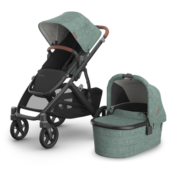 UPPAbaby Vista V3 Travel System Bundle with Cybex Cloud T Car Seat and ISOFIX Base - Gwen