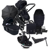 iCandy Peach 7 Complete Travel System with BeSafe Go Beyond and ISOFIX Base - Black Edition