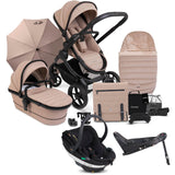 iCandy Peach 7 Complete Travel System with BeSafe Go Beyond and ISOFIX Base - Cookie