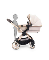 iCandy Peach 7 Complete Travel System with Cybex Cloud T and ISOFIX Base - Biscotti