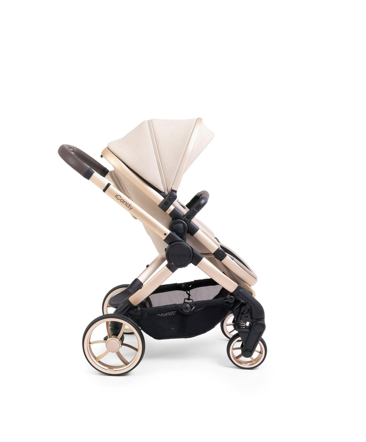 iCandy Peach 7 Complete Travel System with Cybex Cloud T and ISOFIX Base - Biscotti