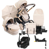 iCandy Peach 7 Complete Travel System with Maxi Cosi Pebble Pro 2 and ISOFIX Base - Biscotti