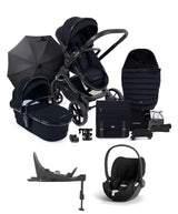 iCandy Peach 7 Complete Travel System with Cybex Cloud T and ISOFIX Base - Black Edition