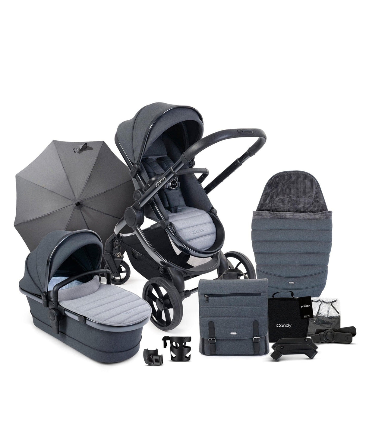 iCandy Peach 7 Complete Pushchair Bundle - Truffle Phantom