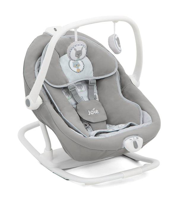 Joie Baby Essentials Bundle with Wish Bouncer, Sansa 2 in 1 and Multiply 6 in 1 Highchair - Portrait