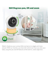 LeapFrog LF1911HD Smart Wi-Fi Baby Monitor with Colour Night Vision