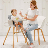 Callowesse Elata 3-In-1 Scandi Wooden Highchair – Grey