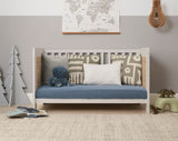 Tutti Bambini Alba Cot Bed - White Sand & Distressed Oak