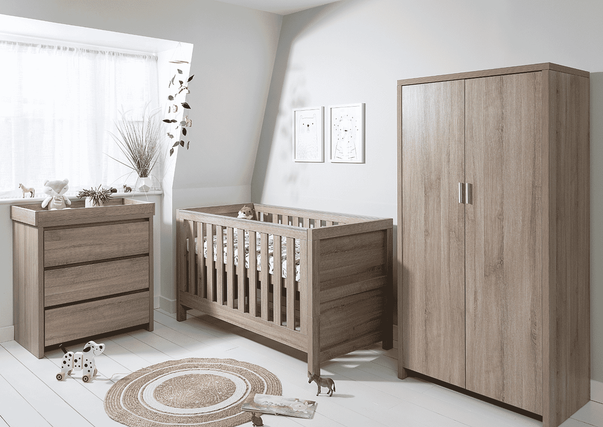 Tutti Bambini Modena Double Nursery Wardrobe – Oak