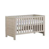 Babymore Luno 3 Piece Nursery Furniture Set with Cot Bed, Dresser and Wardrobe - Oak