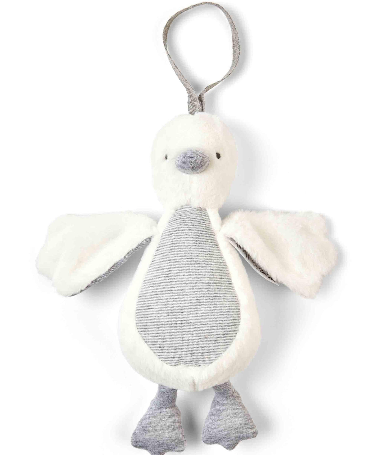 Mamas & Papas Welcome to the World Chime Duck Travel Toy - Grey