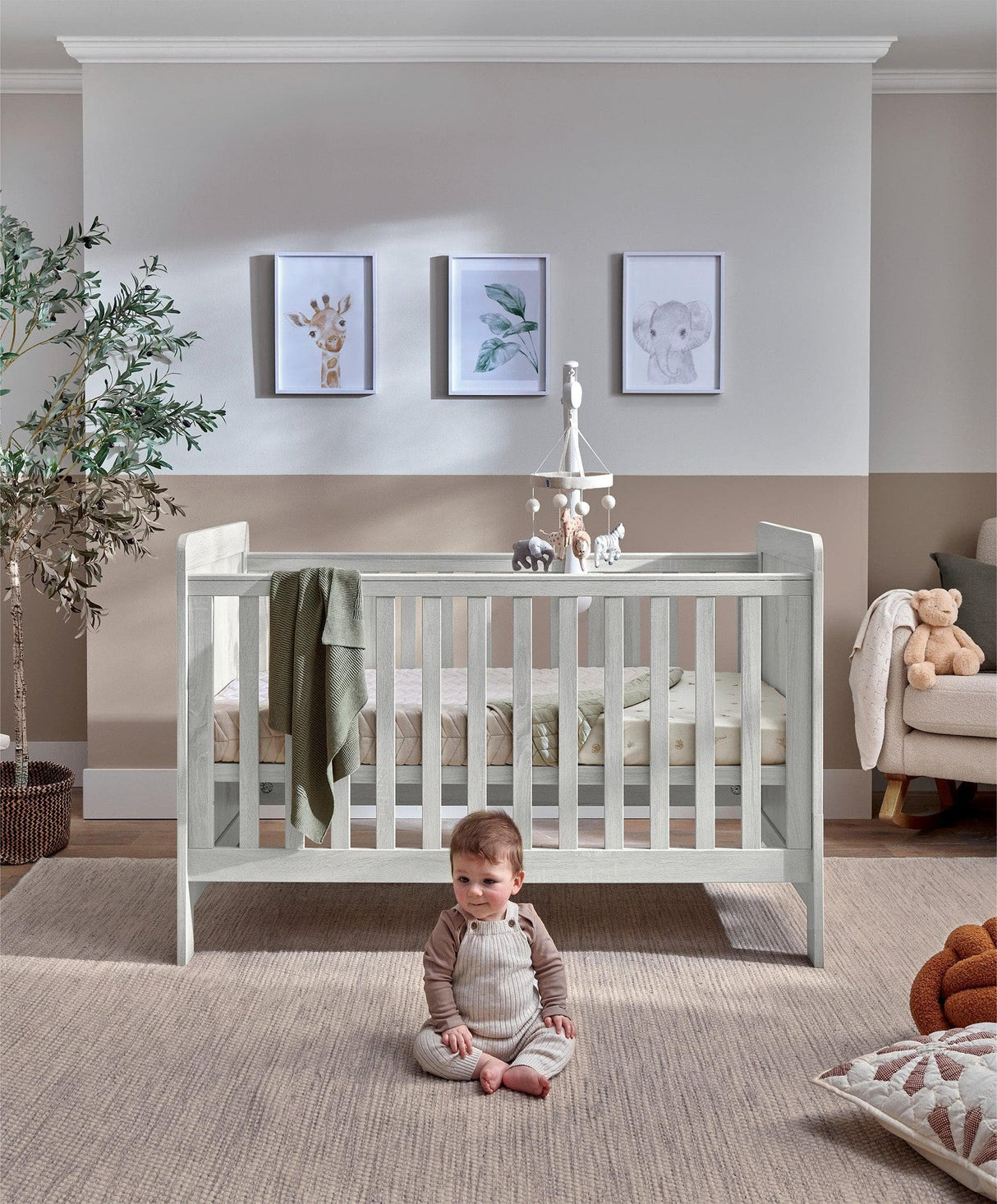 Mamas & Papas Atlas Cot Bed - Nimbus White