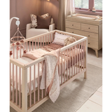 Mamas & Papas Solo Cot Bed - Blush / Natural