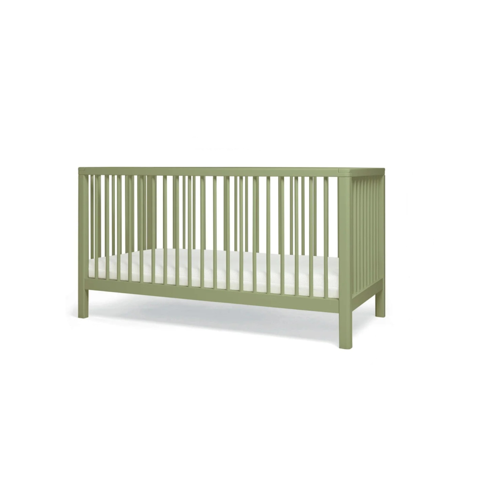 Mamas & Papas Solo Cot Bed - Moss Green