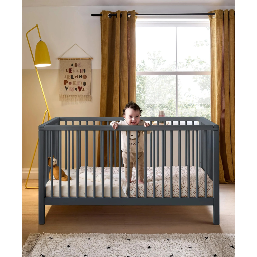 Mamas & Papas Solo Cot Bed - Slate