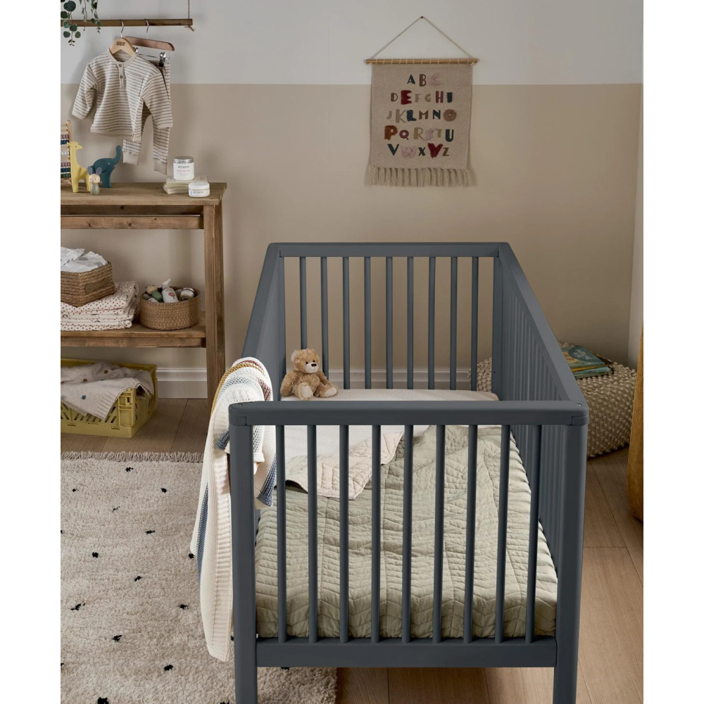 Mamas & Papas Solo Cot Bed - Slate