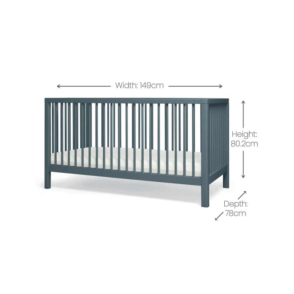 Mamas & Papas Solo Cot Bed - Slate