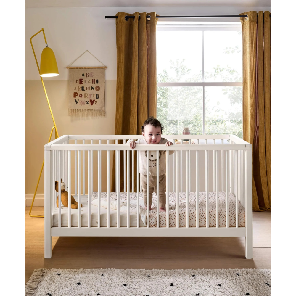 Mamas & Papas Solo Cot Bed - White