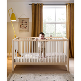 Mamas & Papas Solo Cot Bed - White / Natural