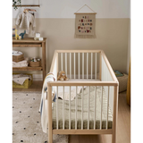 Mamas & Papas Solo Cot Bed - White / Natural