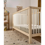 Mamas & Papas Solo Cot Bed - White / Natural