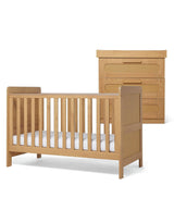 Mamas & Papas Esna 2 Piece Nursery Furniture Set with Cot Bed and Dresser - Rattan