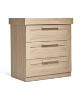 Mamas & Papas Atlas 2 Piece Furniture Set with Cotbed & Dresser - Light Oak