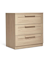 Mamas & Papas Atlas 2 Piece Furniture Set with Cotbed & Dresser - Light Oak