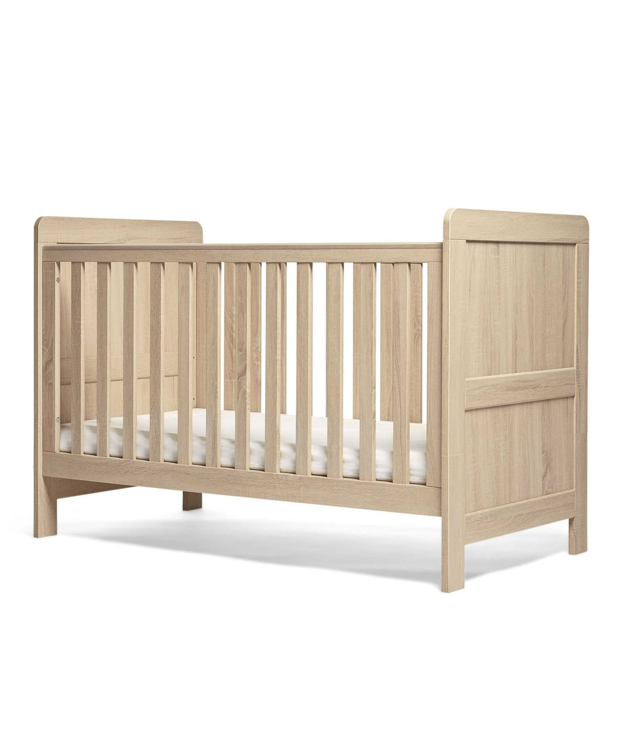 Mamas & Papas Atlas 2 Piece Furniture Set with Cotbed & Dresser - Light Oak