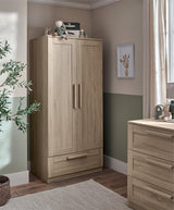 Mamas & Papas Atlas Wardrobe - Light Oak