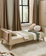 Mamas & Papas Coxley 3 Piece Nursery Furniture Set with Cot Bed, Dresser & Wardrobe - Natural/Olive Green