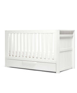 Mamas & Papas Franklin 2 Piece Nursery Furniture Set with Cot Bed and Dresser - White Wash