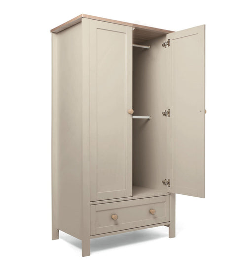 Mamas & Papas Wedmore Wardrobe - Pebble Grey