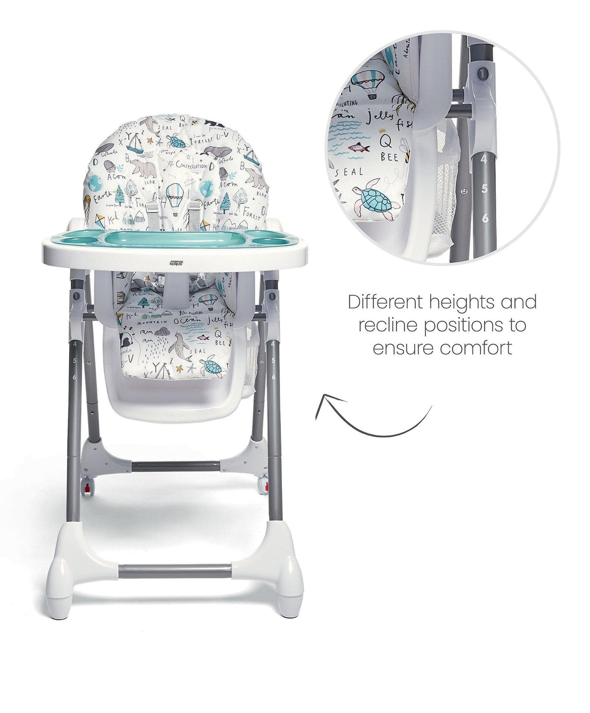 Mamas & Papas Snax Highchair - Happy Planet