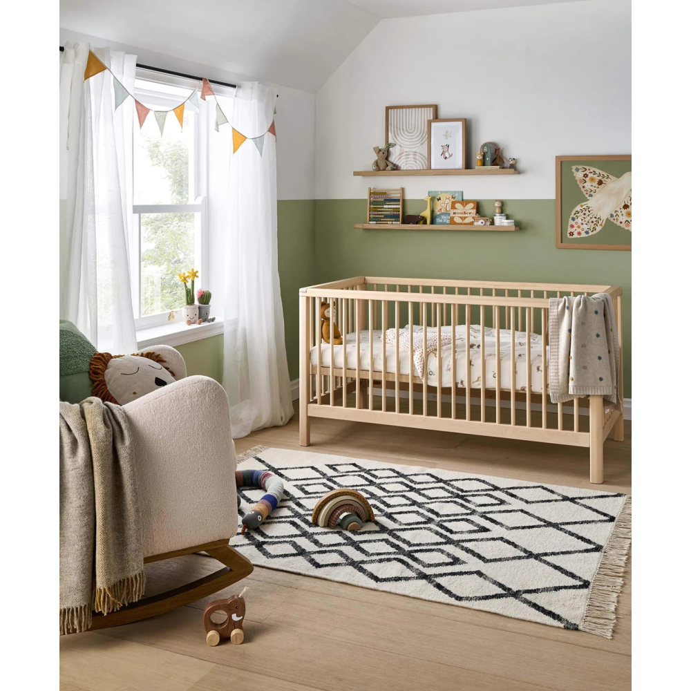 Mamas & Papas Solo Cot Bed - Natural